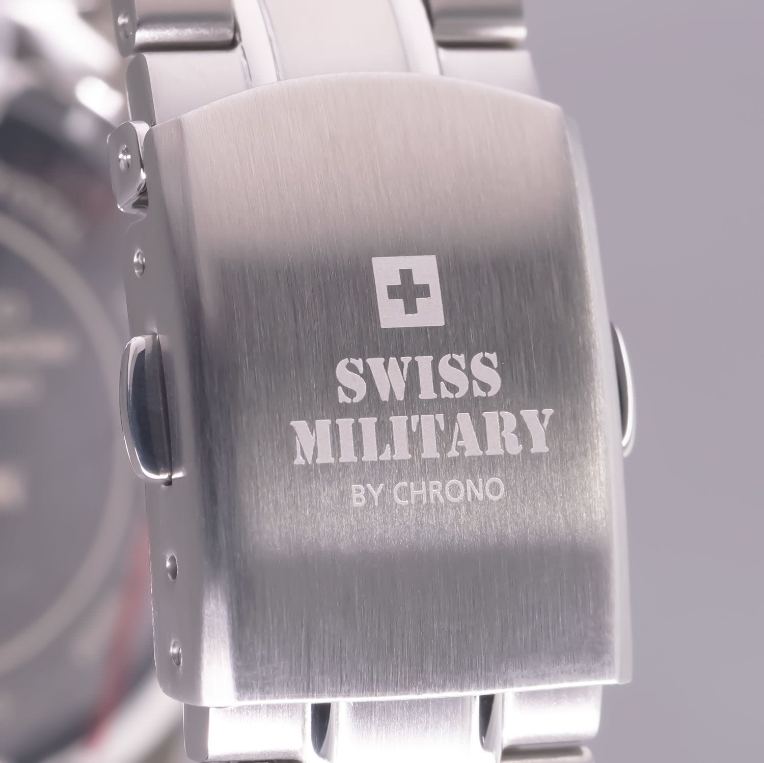 Swiss Military by Chrono SM30200.01 мужские часы застежка крупным планом