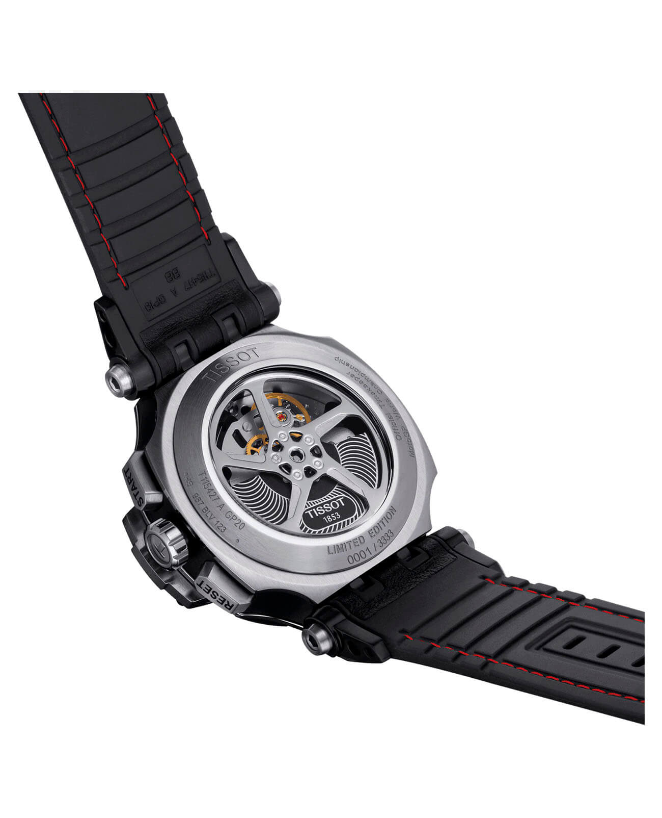 Оригинальные часы Tissot Tissot T-Race MotoGP Automatic Chronograph T115.427.27.057.00 механические калибр механизма c01.211 общий вид