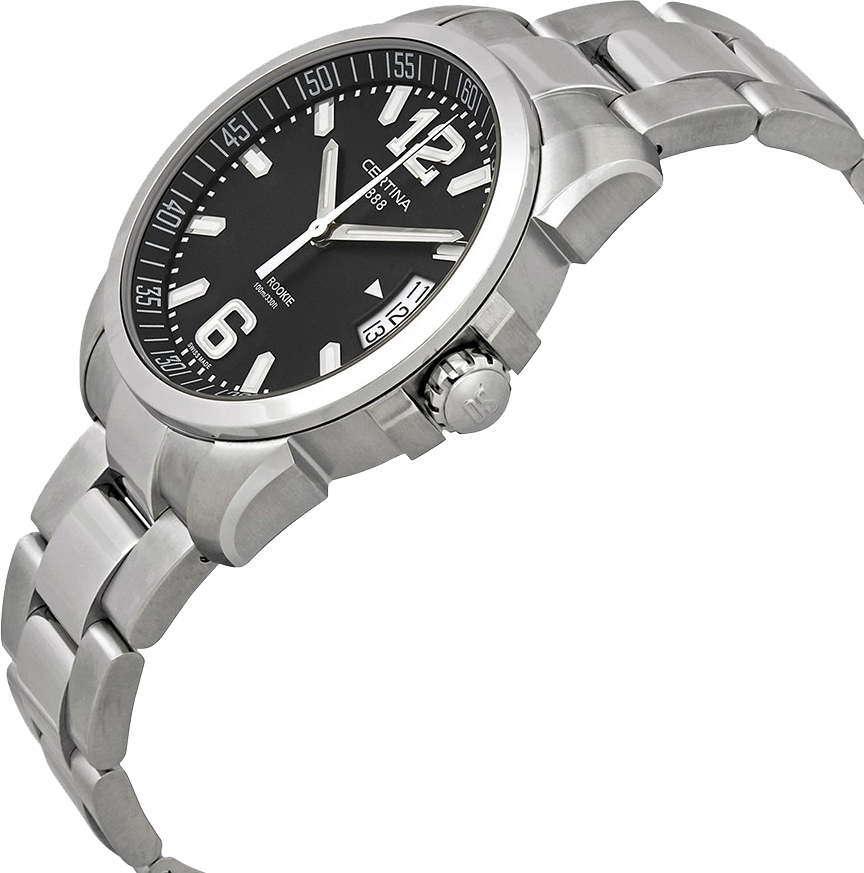Certina Certina DS Rookie C016.410.11.057.00, ds podium швейцария мужские часы на браслете нержавеющая сталь боковой вид