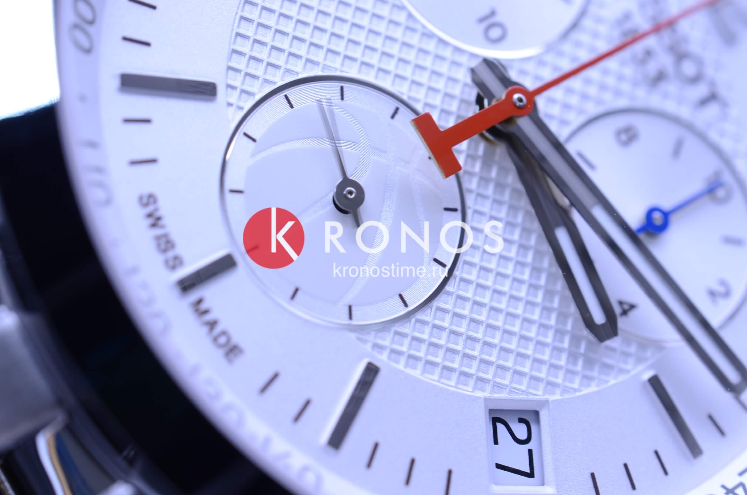 Tissot Tissot PRC 200 Chronograph NBA Special Edition T055.417.11.017.01 кварцевые мужские часы часы крупный план белый циферблата