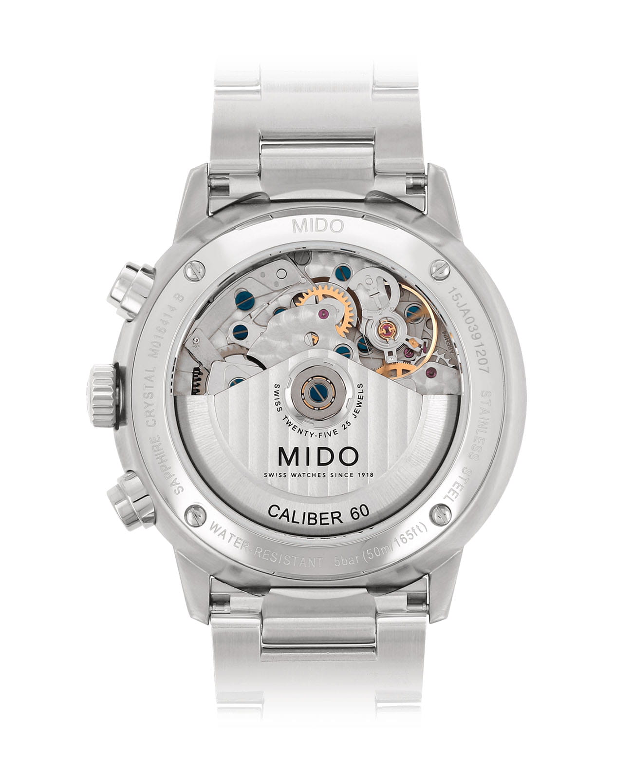 Mido Mido Commander Chronograph M016.414.11.041.00 , наручные мужские часы фото под углом