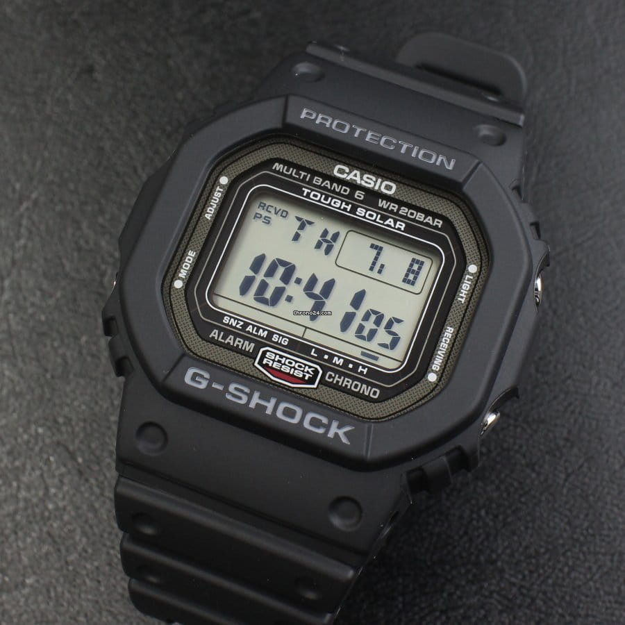 Casio Casio G-Shock GW-5000U-1E, g-shock япония мужские часы на браслете полимер боковой вид