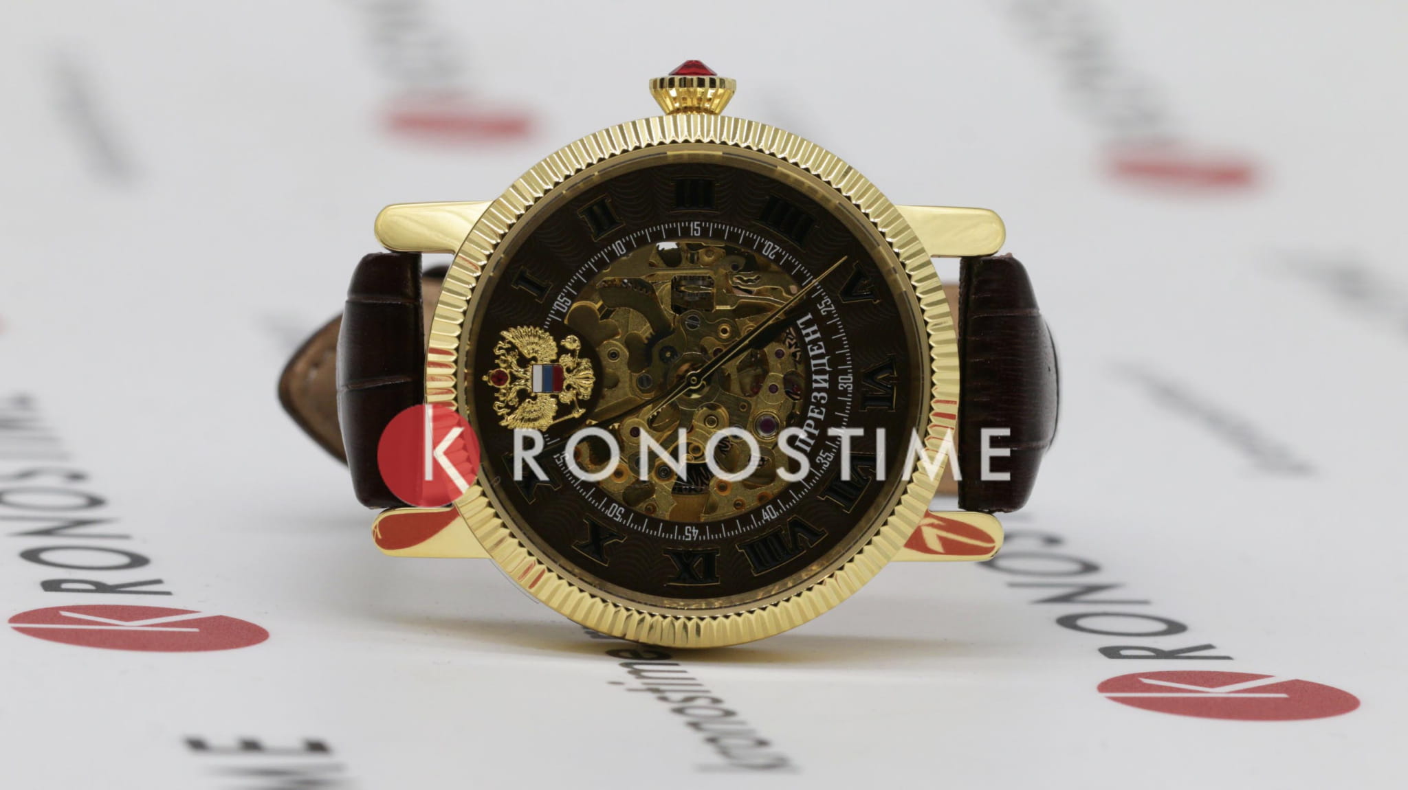 Президент Президент 4506170 , наручные мужские часы фото под углом