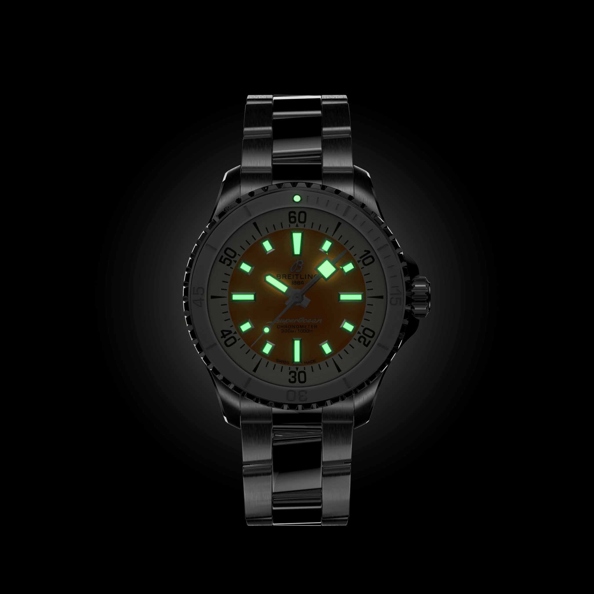 Оригинальные часы Breitling Breitling Superocean Automatic 36 A17377211O1A1 механические калибр механизма breitling 17 общий вид