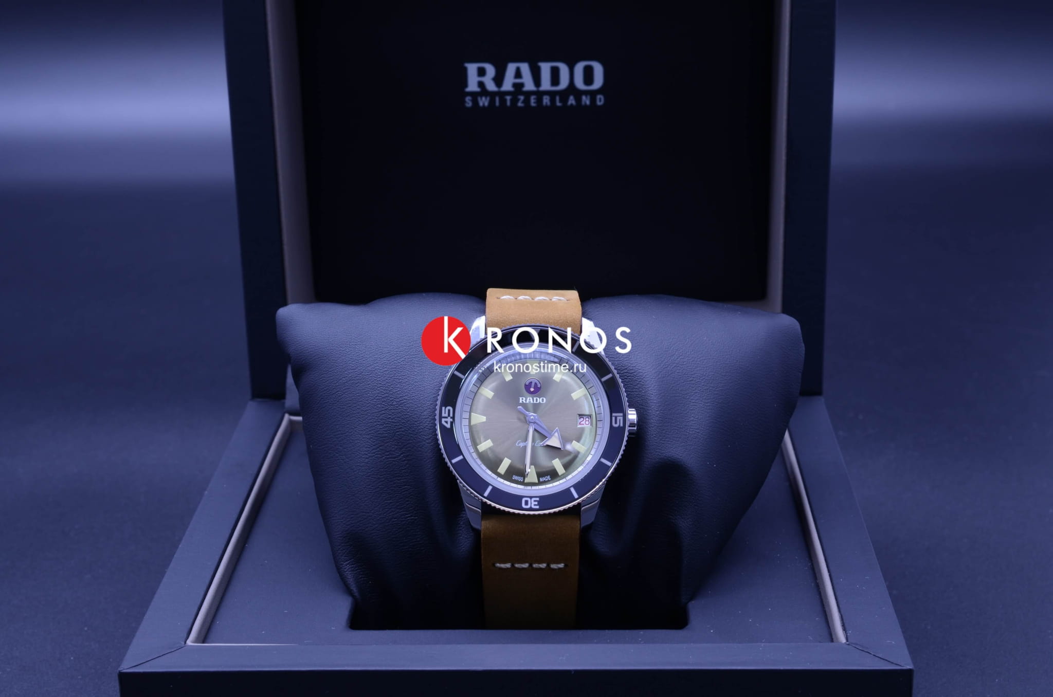 Rado Rado Captain Cook Automatic R32500315 Automatic — детали корпуса и кожаный