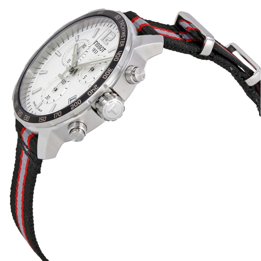Tissot Tissot Quickster NBA Toronto Raptors T095.417.17.037.16 Quickster, наручные мужские часы фото под углом