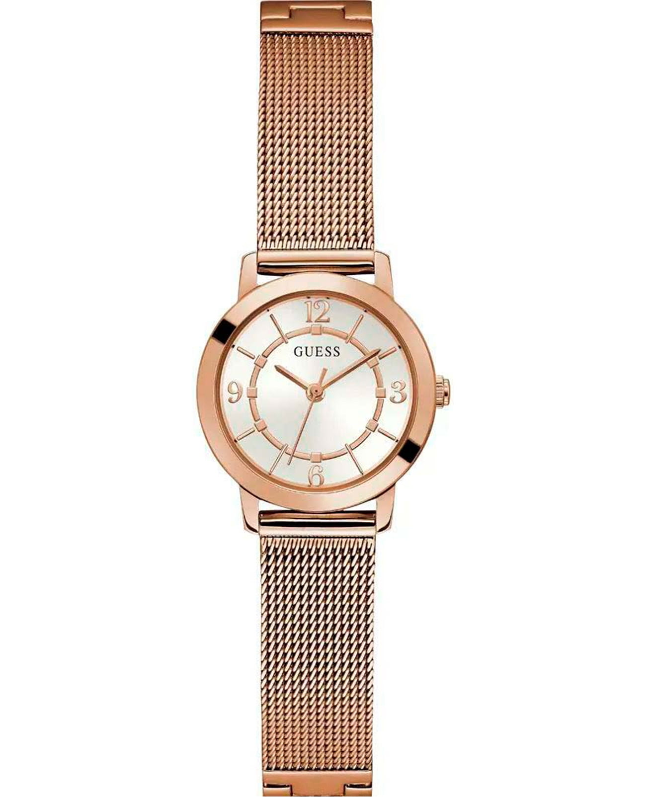 Guess Guess Melody GW0666L3  GW0666L3  кварцевые женские часы золотой циферблат, браслет нержавеющая сталь с ip-покрытием — вид спереди