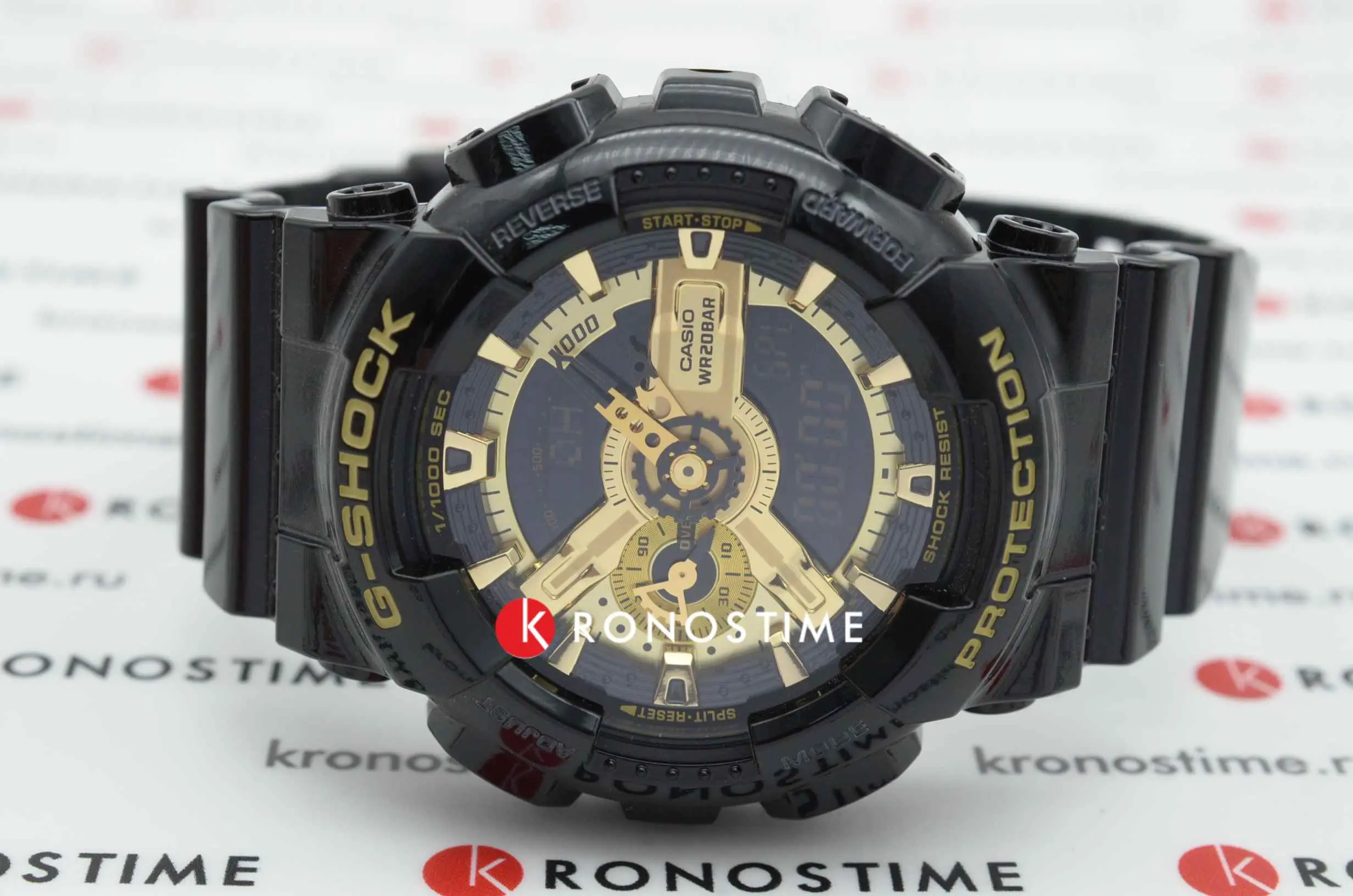 Часы Casio G-Shock GA-110GB-1A купить в Хабаровске по цене 23769 RUB:  описание, характеристики