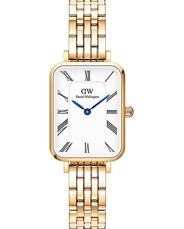 Daniel Wellington Quadro Roman Numerals 5-Link Gold DW00100688