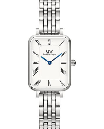 Daniel Wellington Quadro Roman Numerals 5-Link Silver DW00100691